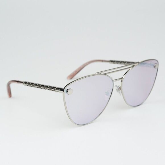 NEW Versace VE2267 10007V Silver Pink Mirror White Pilot Unisex Sunglasses - Picture 4 of 10